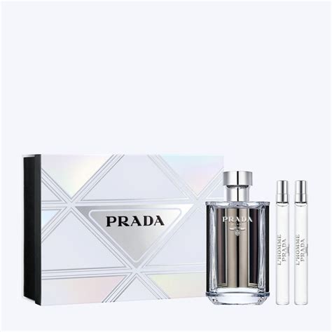 prada l'homme woman|Prada l'homme set.